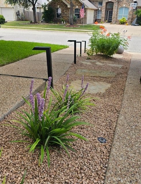 Gallery photos for Landscape Transformation with Unique Stone Steps: Image #2