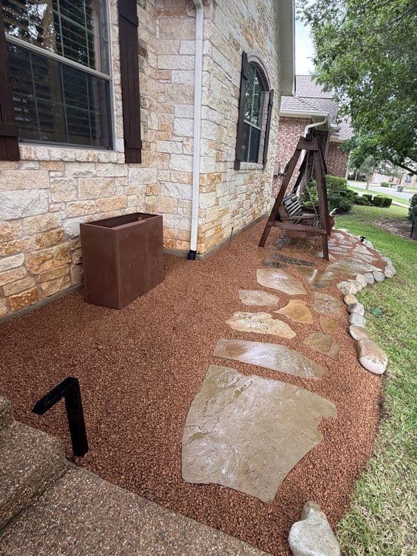 Gallery photos for Landscape Transformation with Unique Stone Steps: Image #3