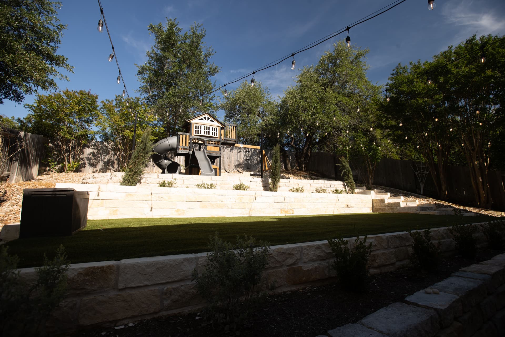 Gallery photos for Sloped Backyard Turned Into Full Outdoor Living Space: Image #3