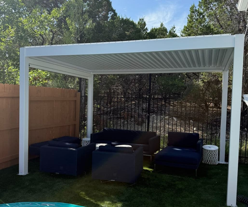 Why We Love Installing Modern Louvered Pergolas for Our Clients image